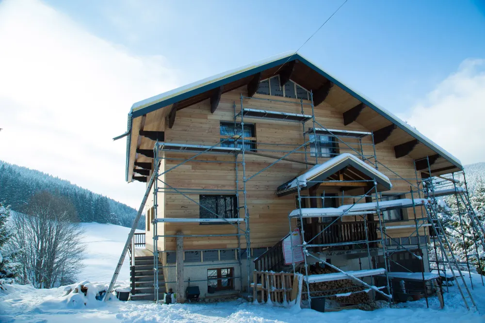 Rénovation chalet à Courchevel
