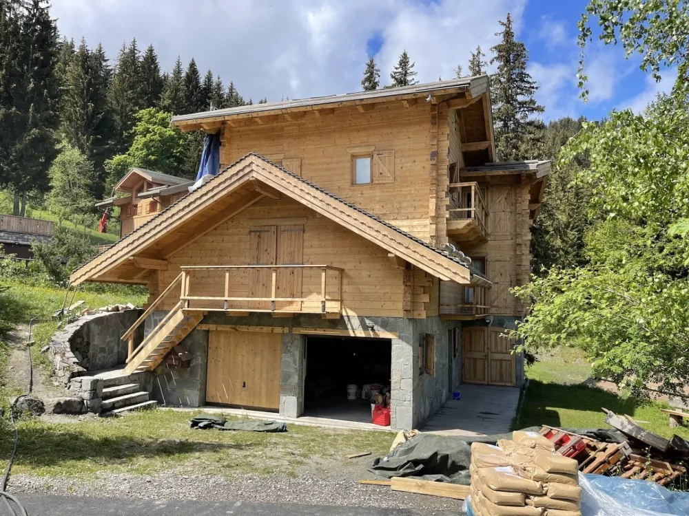 Isolation et agencement chalet à Courchevel